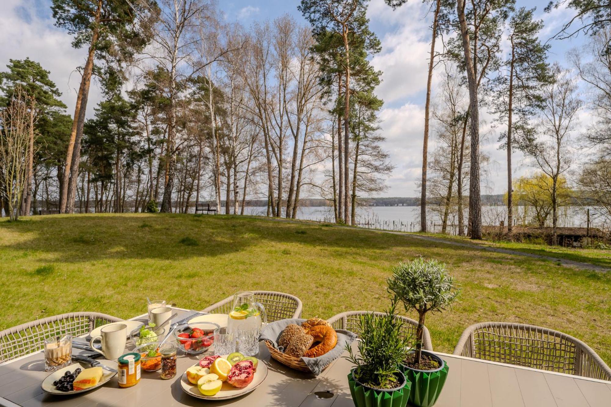 Marina Maisonette Seeblick Mit Pool Und Sauna Bad Saarow Dış mekan fotoğraf